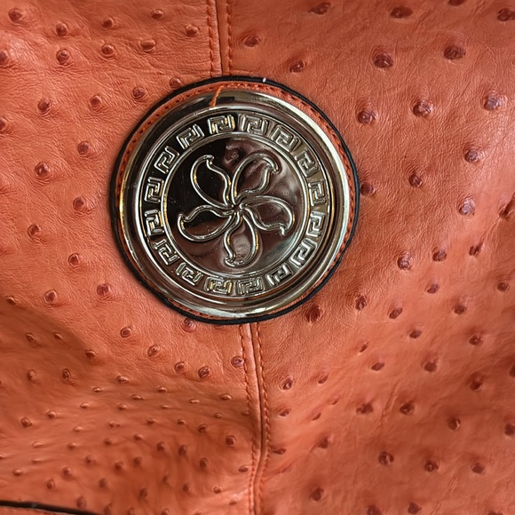 Faux Ostrich leather bag ; really is gorges made in China - Picture 3 of 17